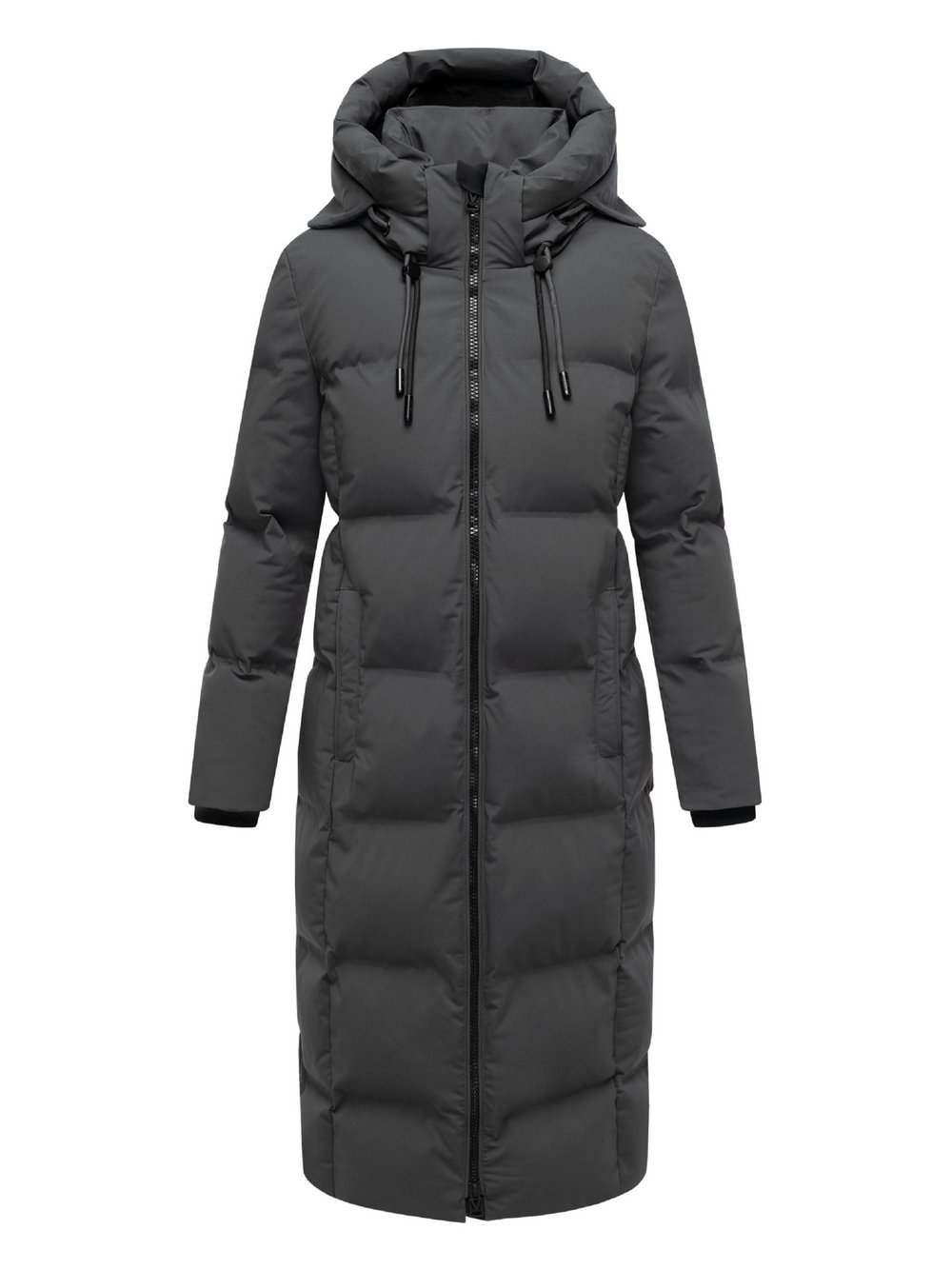 Thumbnail - Marikoo Steppmantel Damen grau, 5XL