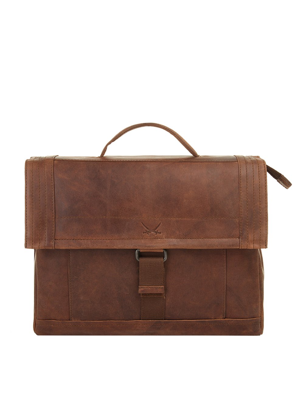 Thumbnail - Sansibar Messenger Damen Leder braun, ONE SIZE