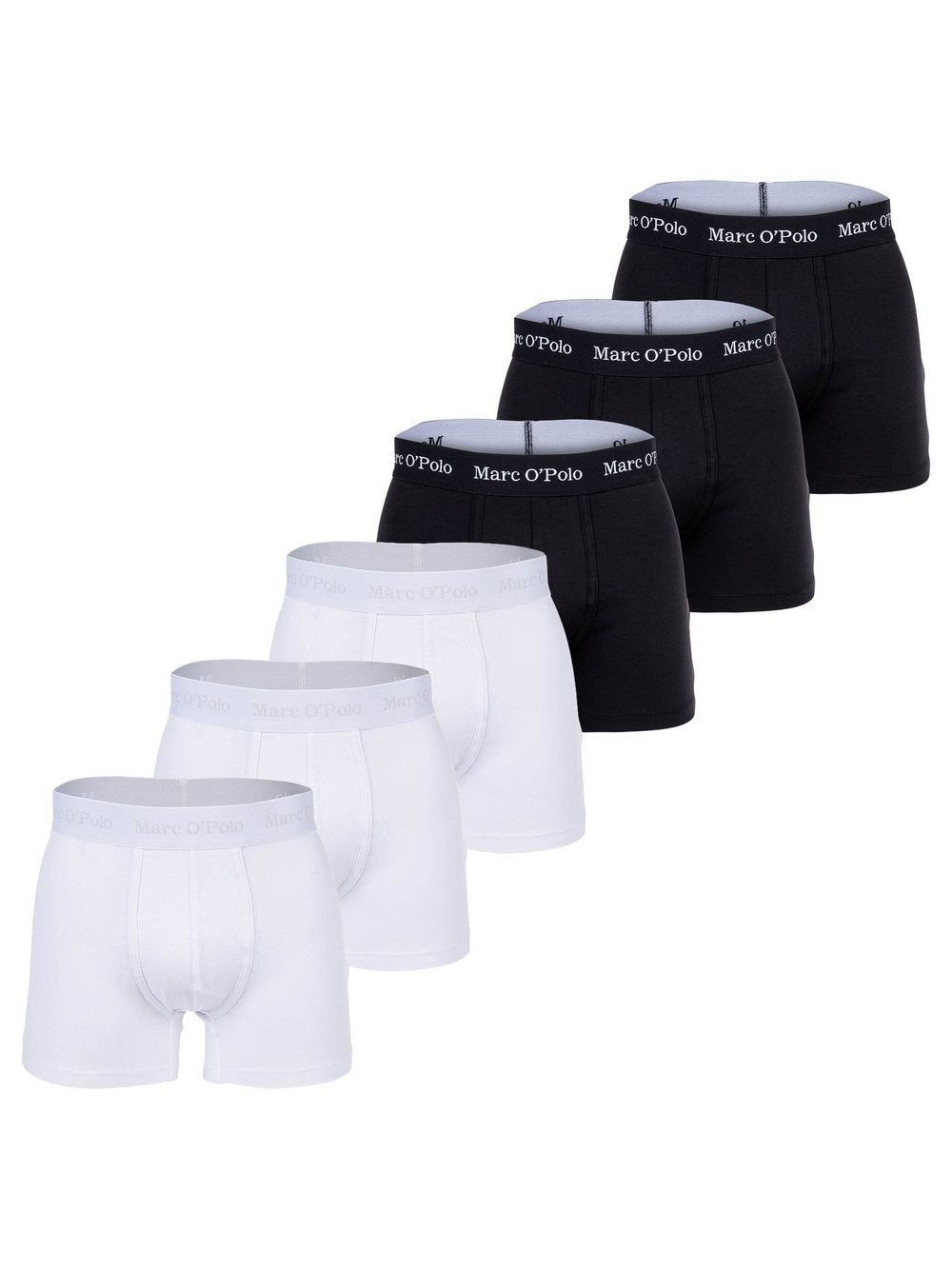 Marc O'Polo Boxershort 6er Pack Herren Baumwolle mehrfarbig, XXL