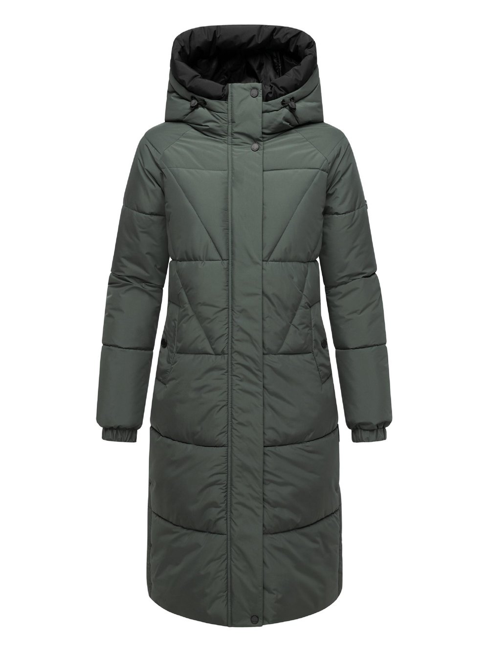 Thumbnail - Marikoo Wintermantel Damen grün, L