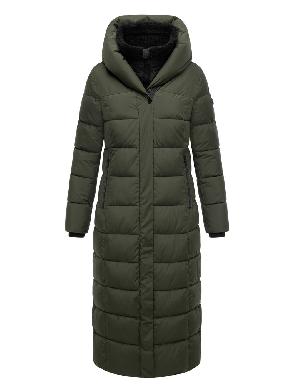 Thumbnail - Marikoo Wintermantel Damen grün, 4XL