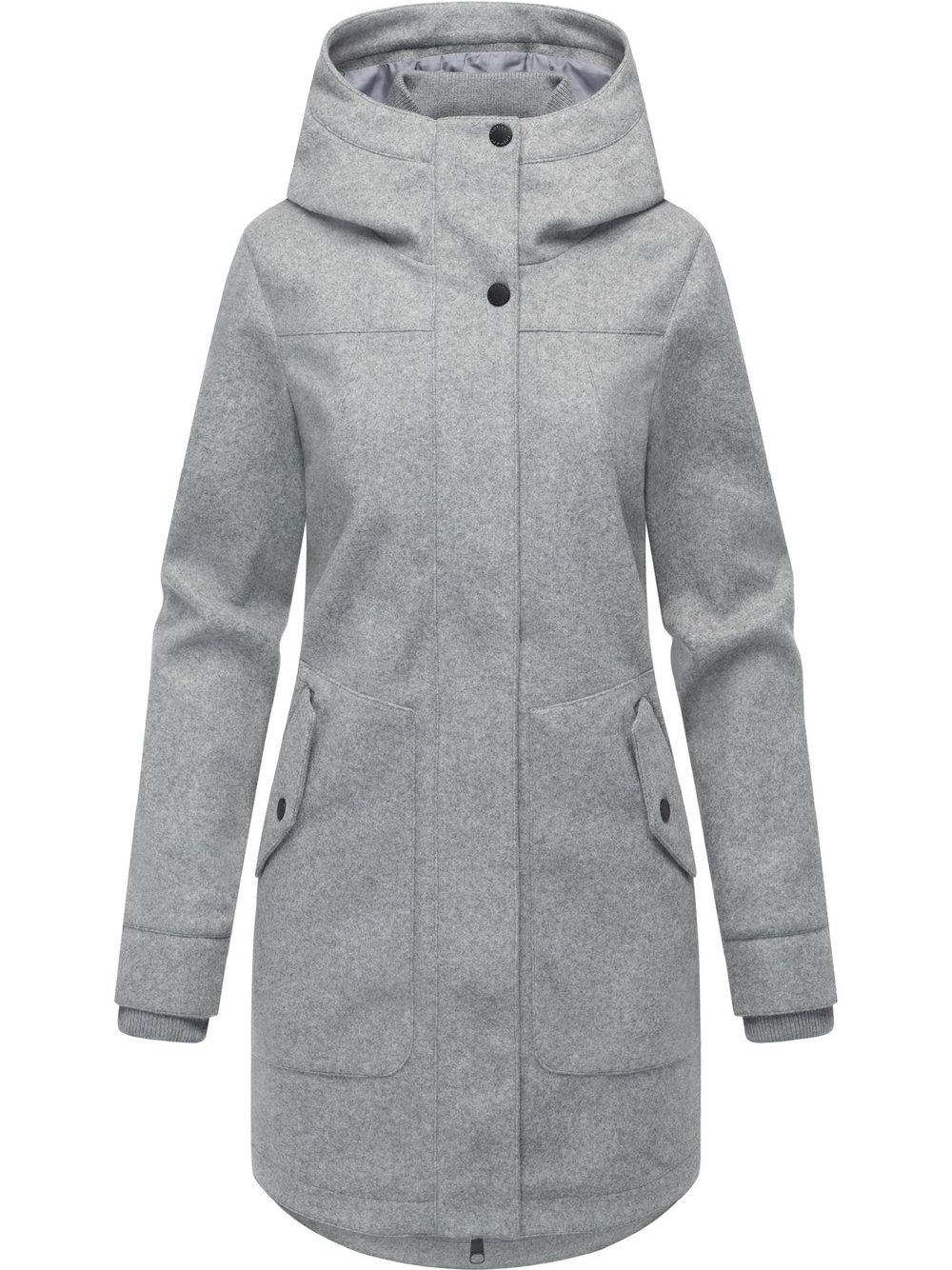 Ragwear Wollmantel Damen grau, S