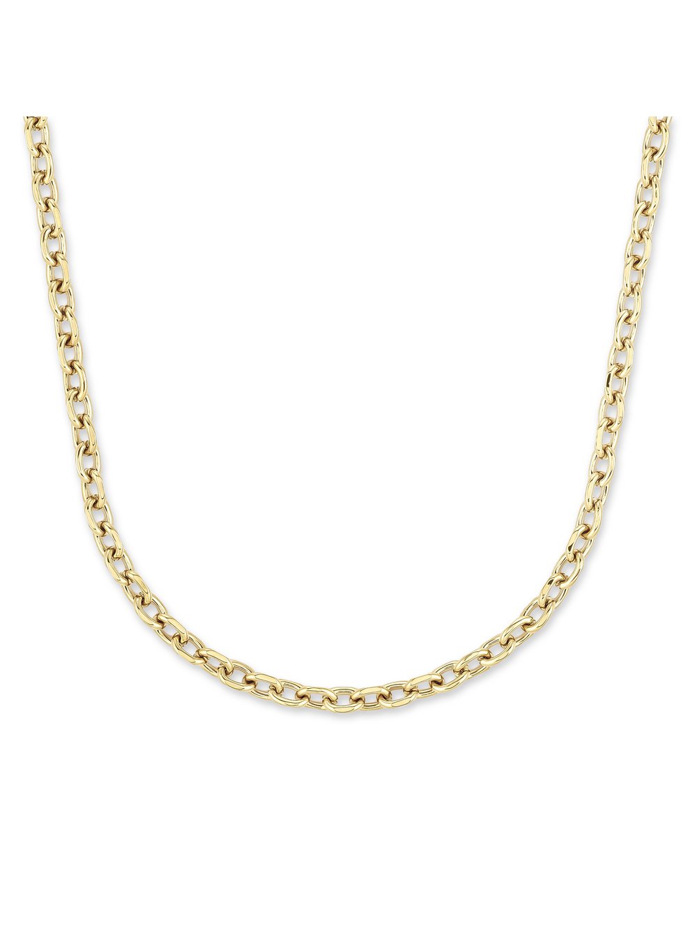 Thumbnail - COPENHAGEN STUDIOS Basic Chains Damen Edelstahl gold, ONE SIZE