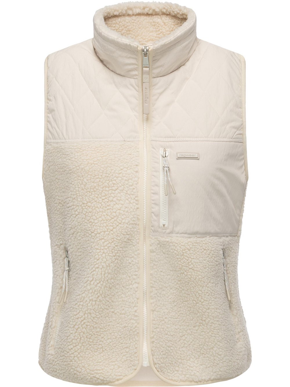 Ragwear Plüschweste Damen beige, XL
