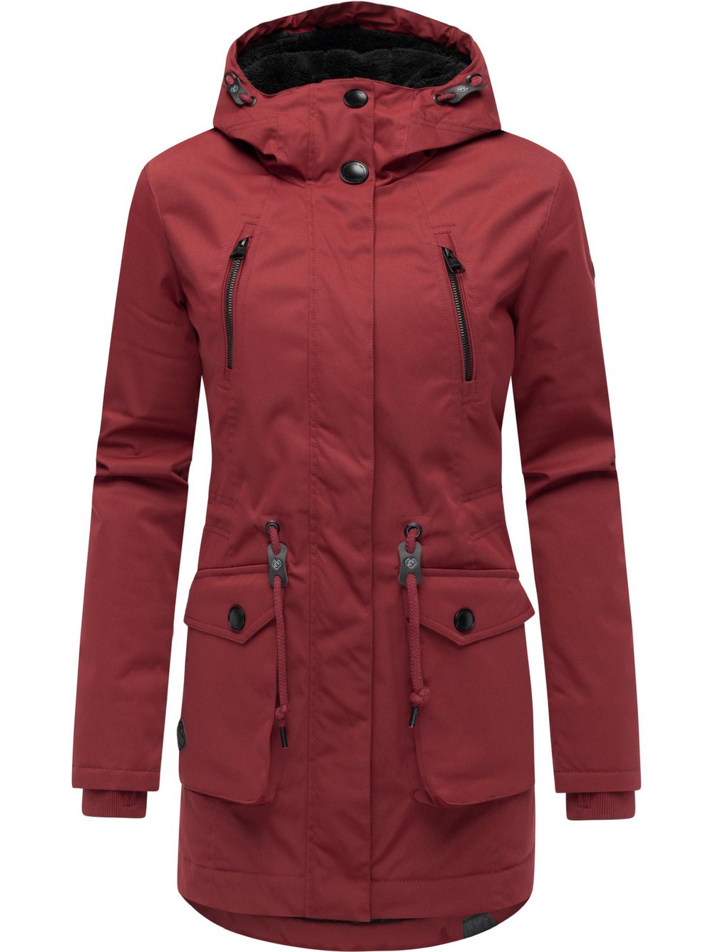 Ragwear Kurzmantel Damen rot, M