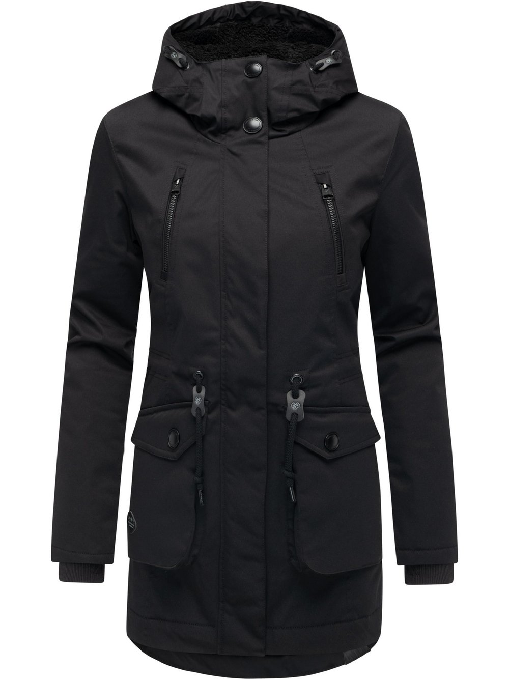 Thumbnail - Ragwear Kurzmantel Damen schwarz, XS