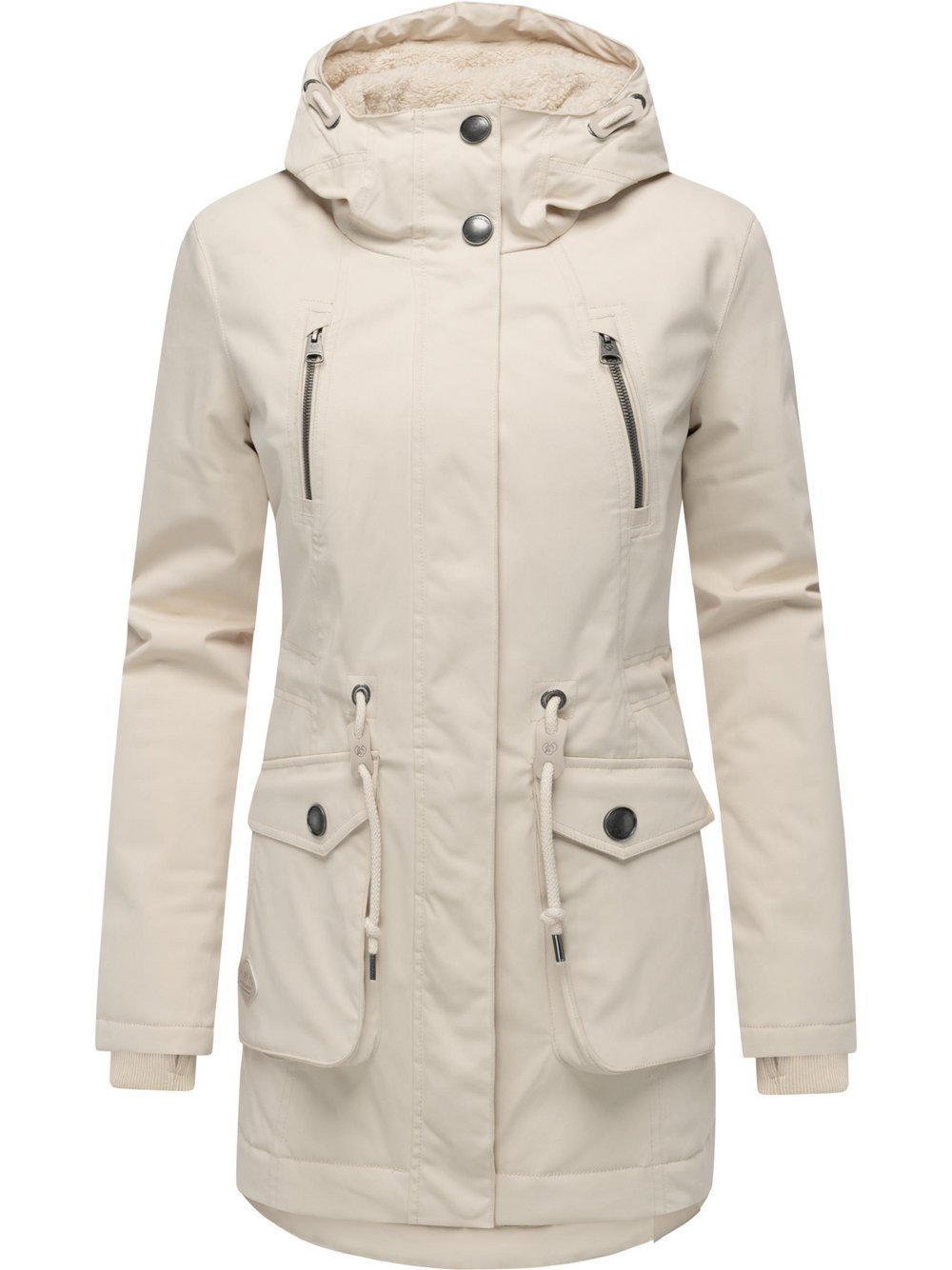 Ragwear Kurzmantel Damen beige, 4XL