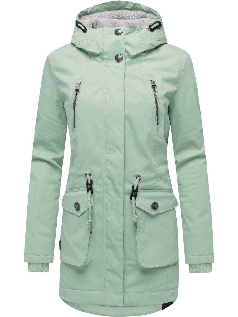 Thumbnail - Ragwear Kurzmantel Damen grün, L