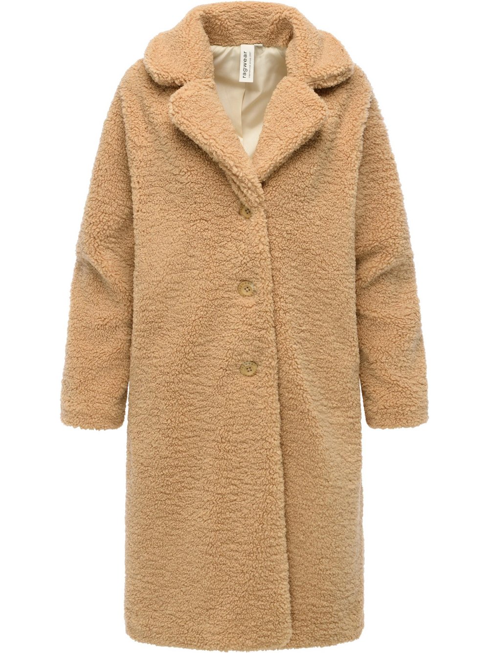 Thumbnail - Ragwear Fellimitatmantel Damen braun, M
