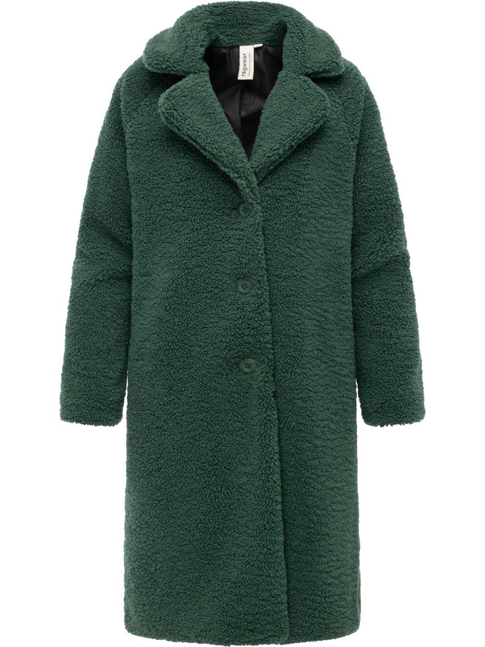 Ragwear Fellimitatmantel Damen grün, M