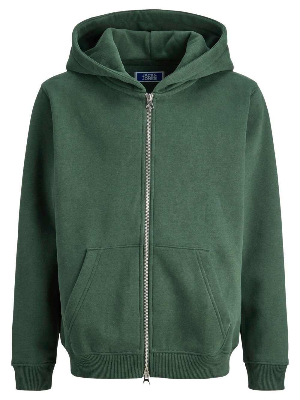 Jack & Jones Junior Sweatjacke Jungen Baumwolle grün bedruckt, 152