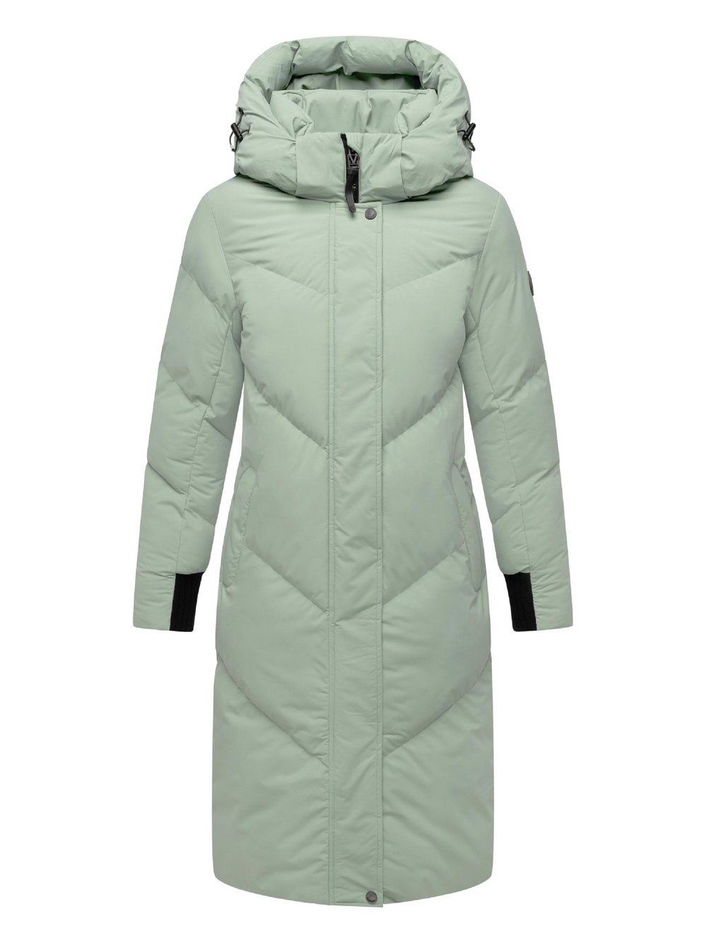 Thumbnail - Marikoo Steppmantel Damen grün, L