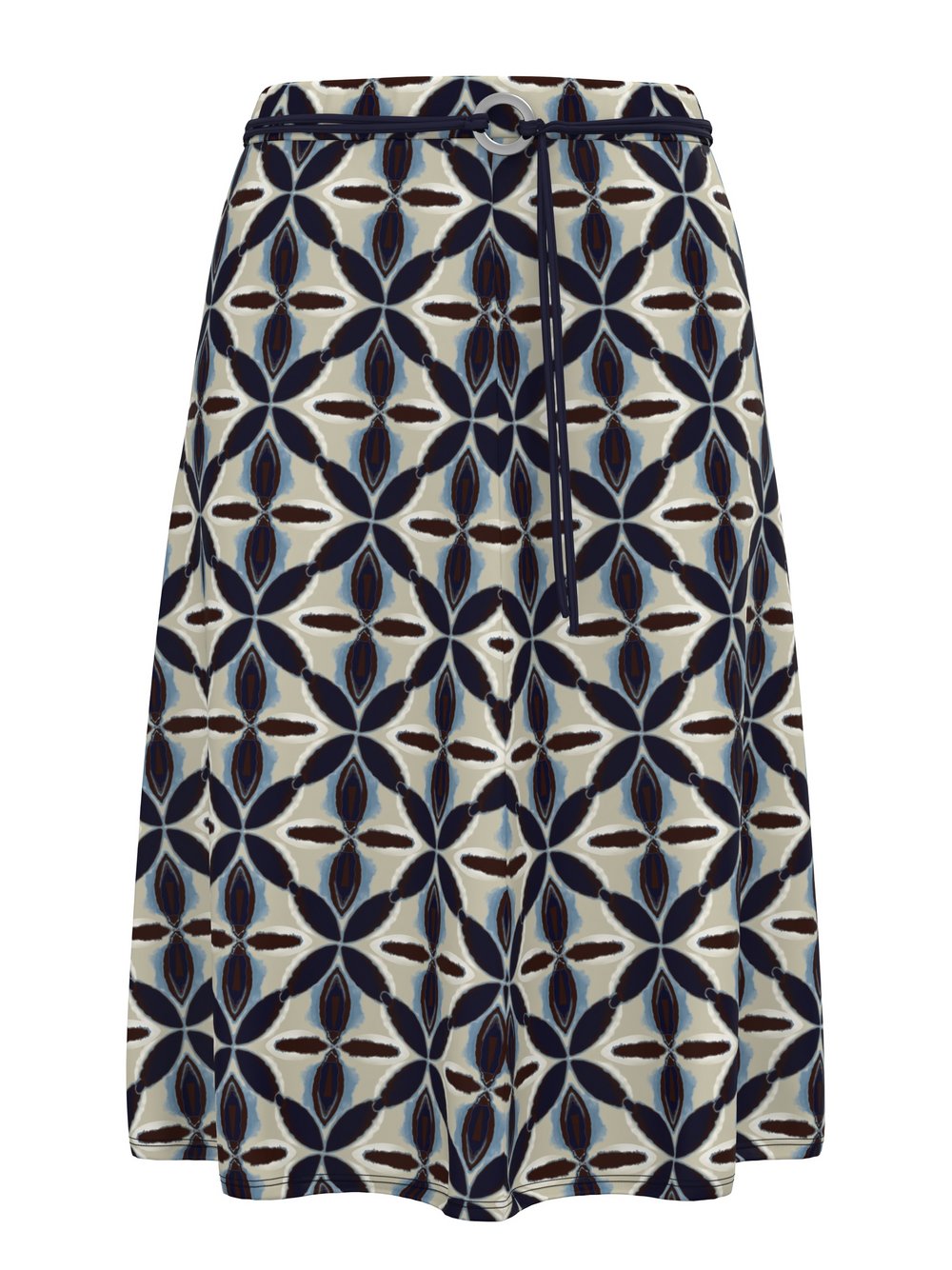 Frank Walder Rock Damen Viskose mehrfarbig bedruckt, 44