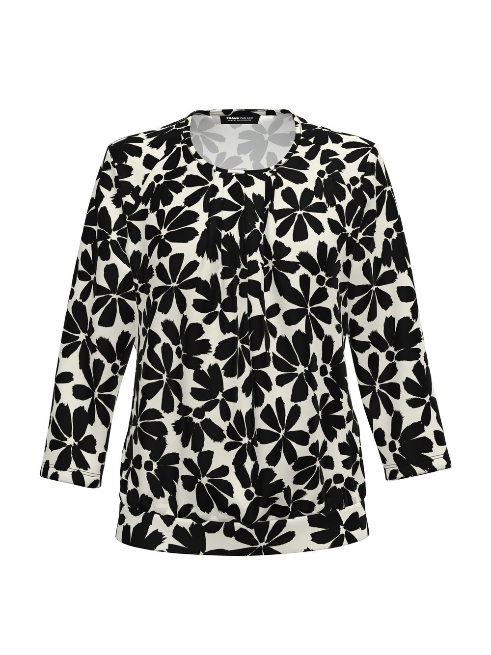Thumbnail - Frank Walder Blusenshirt Damen Viskose mehrfarbig bedruckt, 48