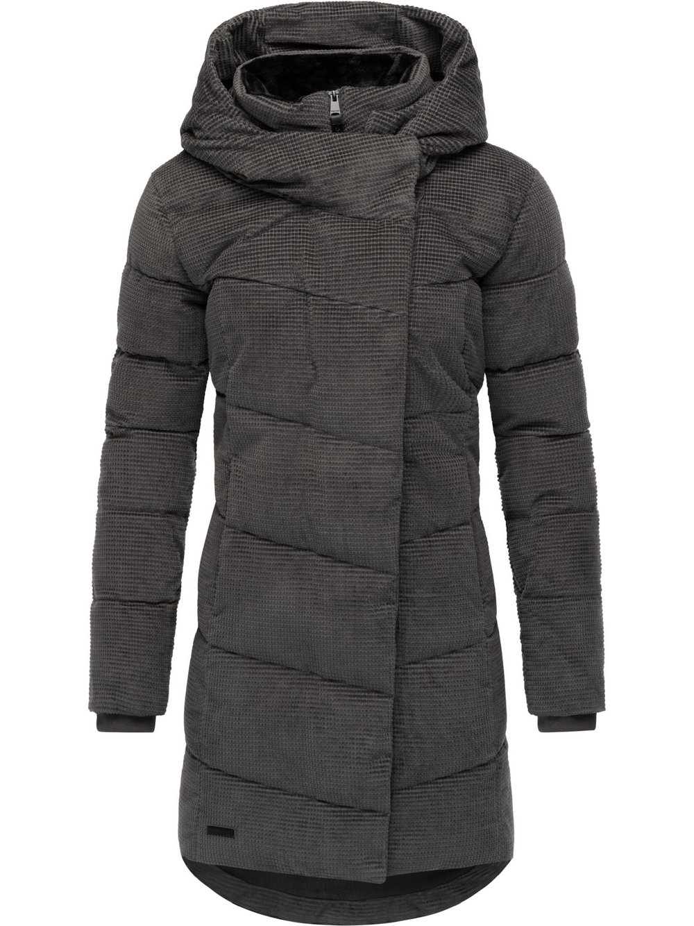 Ragwear Wintermantel Damen Baumwolle grau, XL