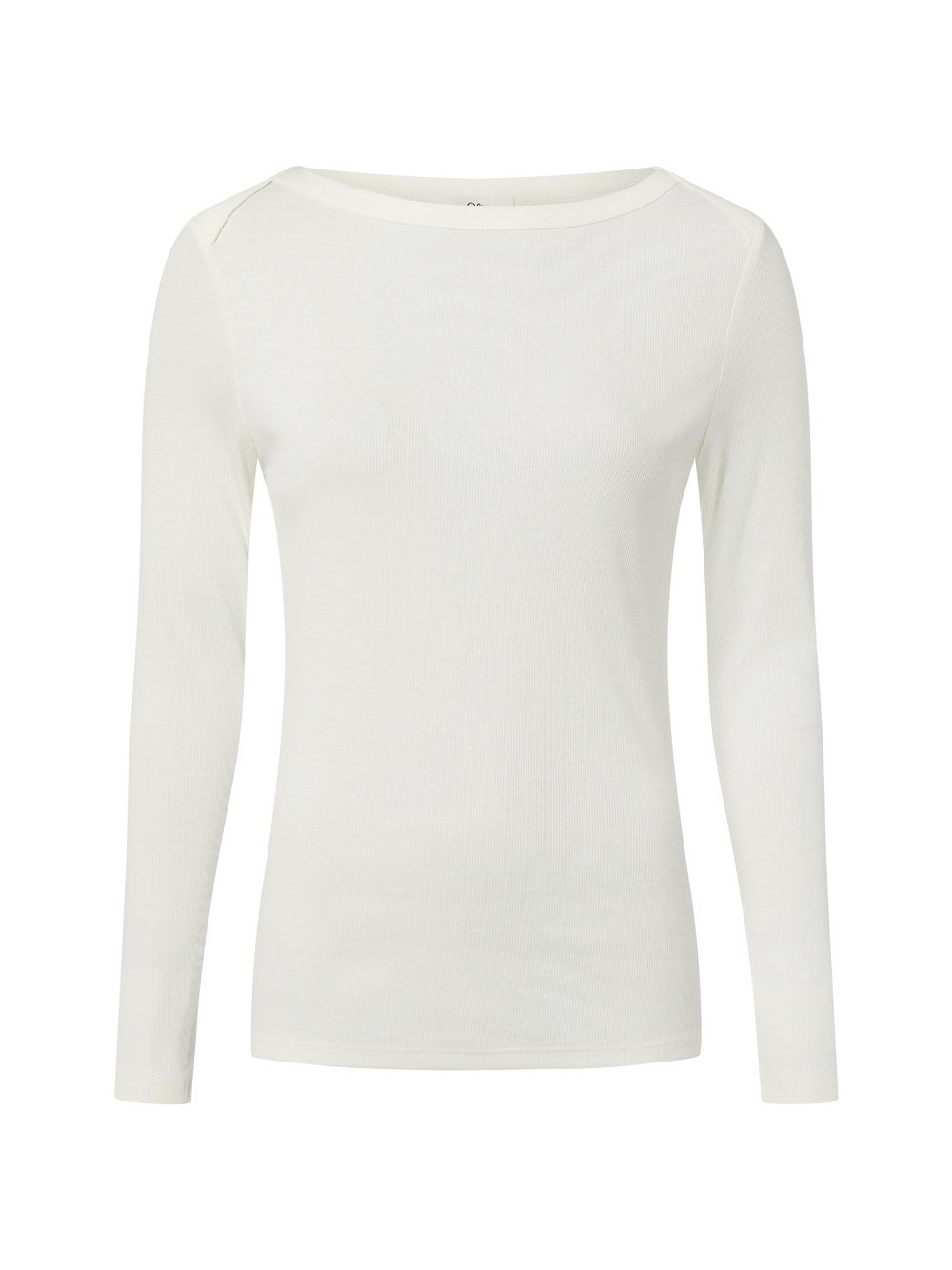 Thumbnail - s.Oliver Langarmshirt Damen Baumwolle weiß, 40