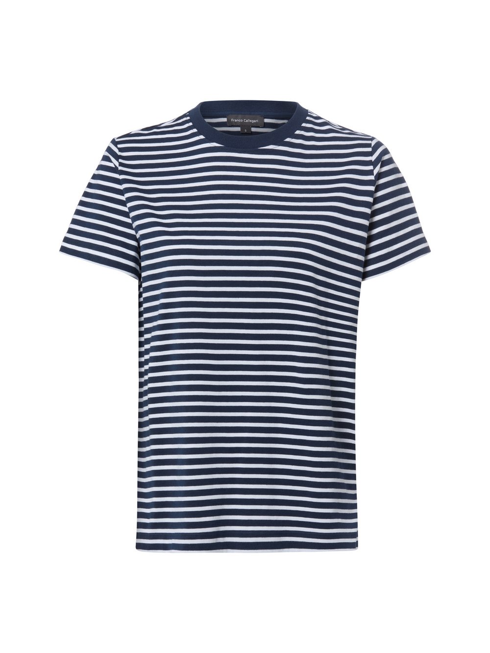 Franco Callegari T-Shirt Damen Baumwolle (100%) blau gestreift, XL