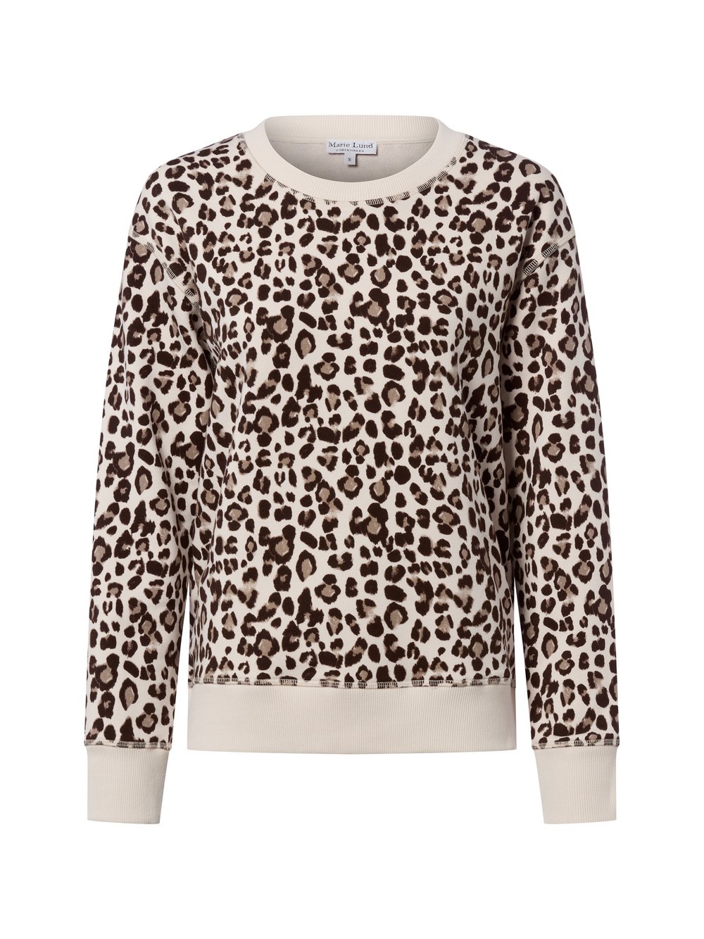 Marie Lund Sweatshirt Damen Baumwolle mehrfarbig gemustert, XS