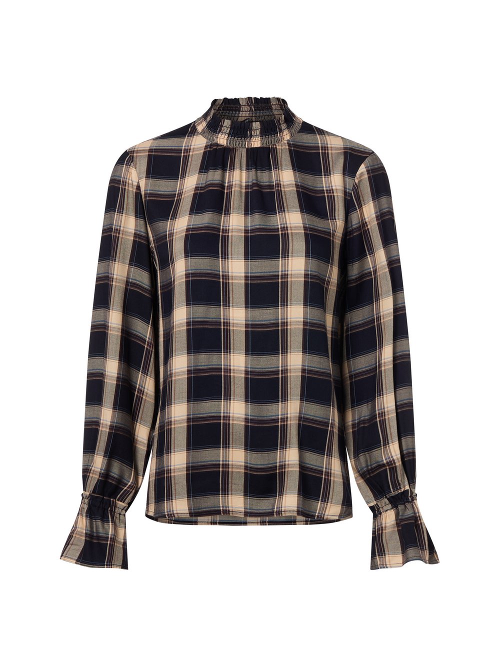 zero Bluse Damen Viskose mehrfarbig kariert, 44