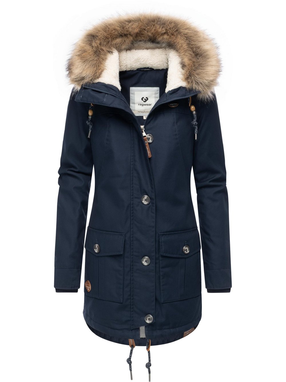 Thumbnail - Ragwear Wintermantel Damen blau, XXL