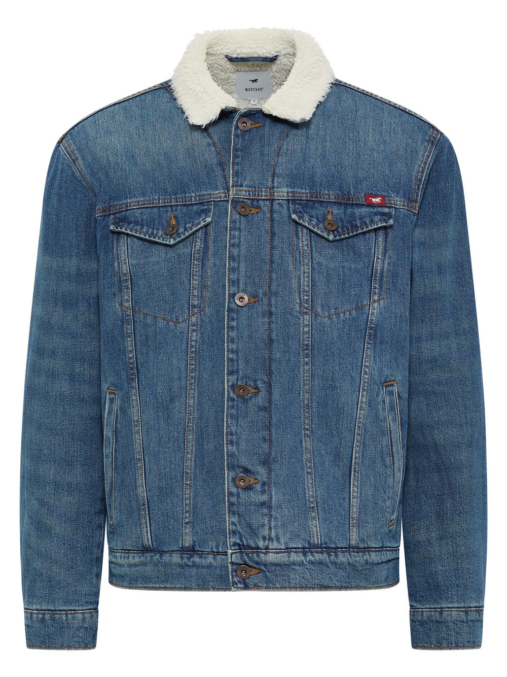 Mustang Jeansjacke Herren Baumwolle blau, L