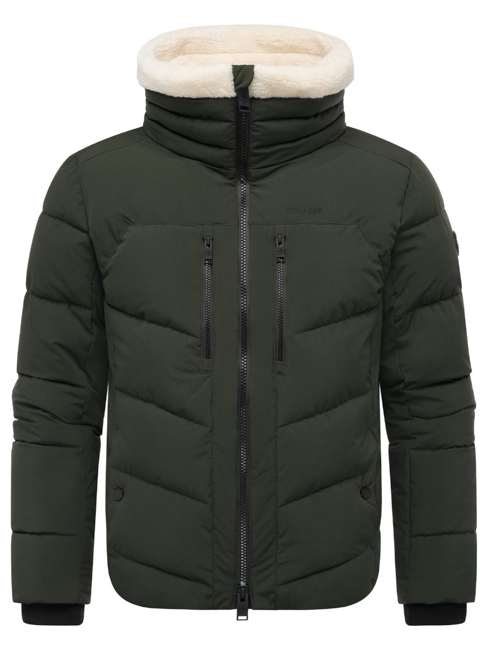 Thumbnail - STONE HARBOUR Steppjacke Herren grün, L