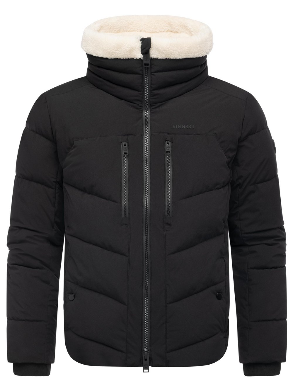 STONE HARBOUR Steppjacke Herren schwarz, L