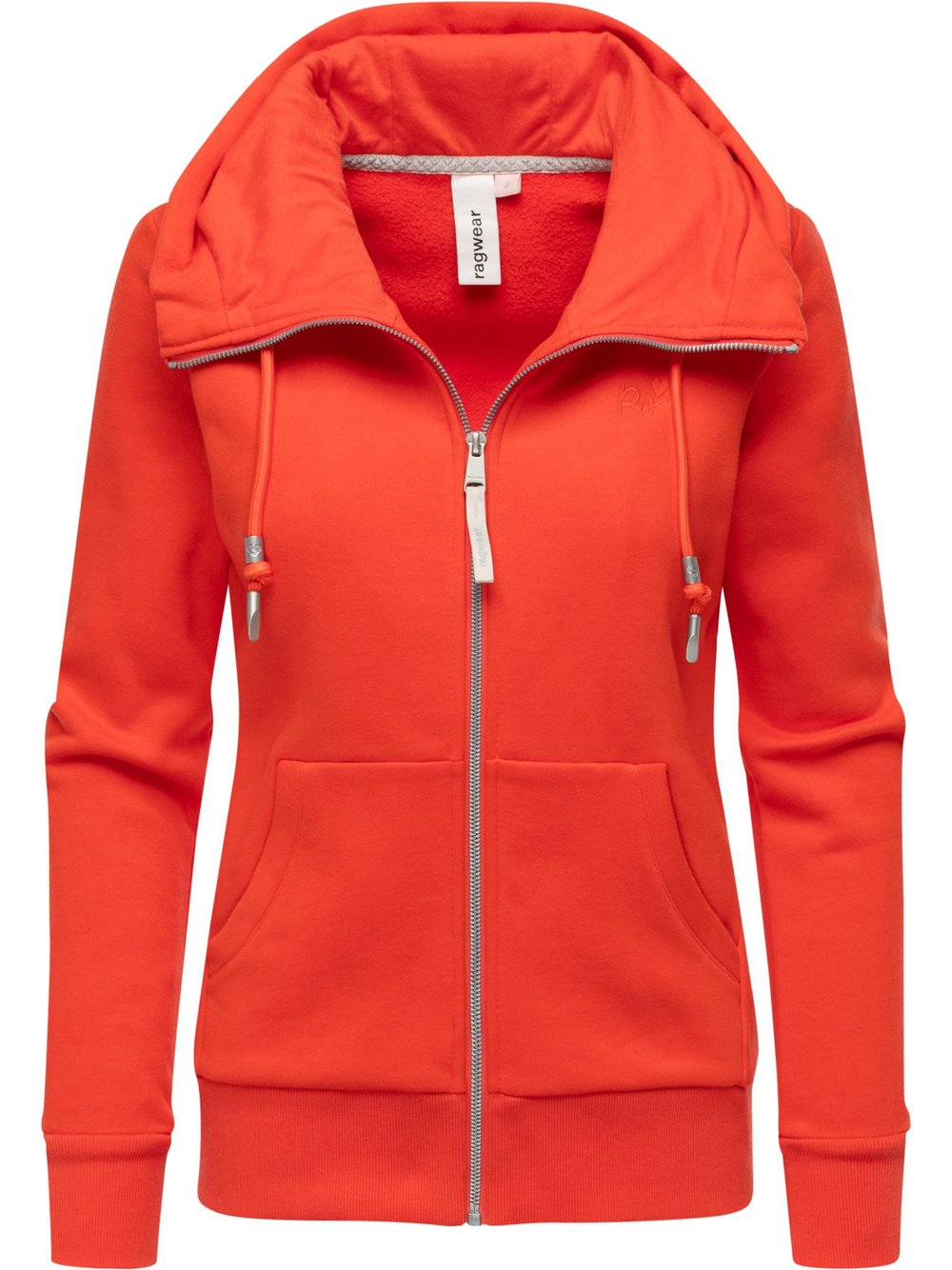 Ragwear Kapuzensweatjacke Damen Baumwolle rot, M