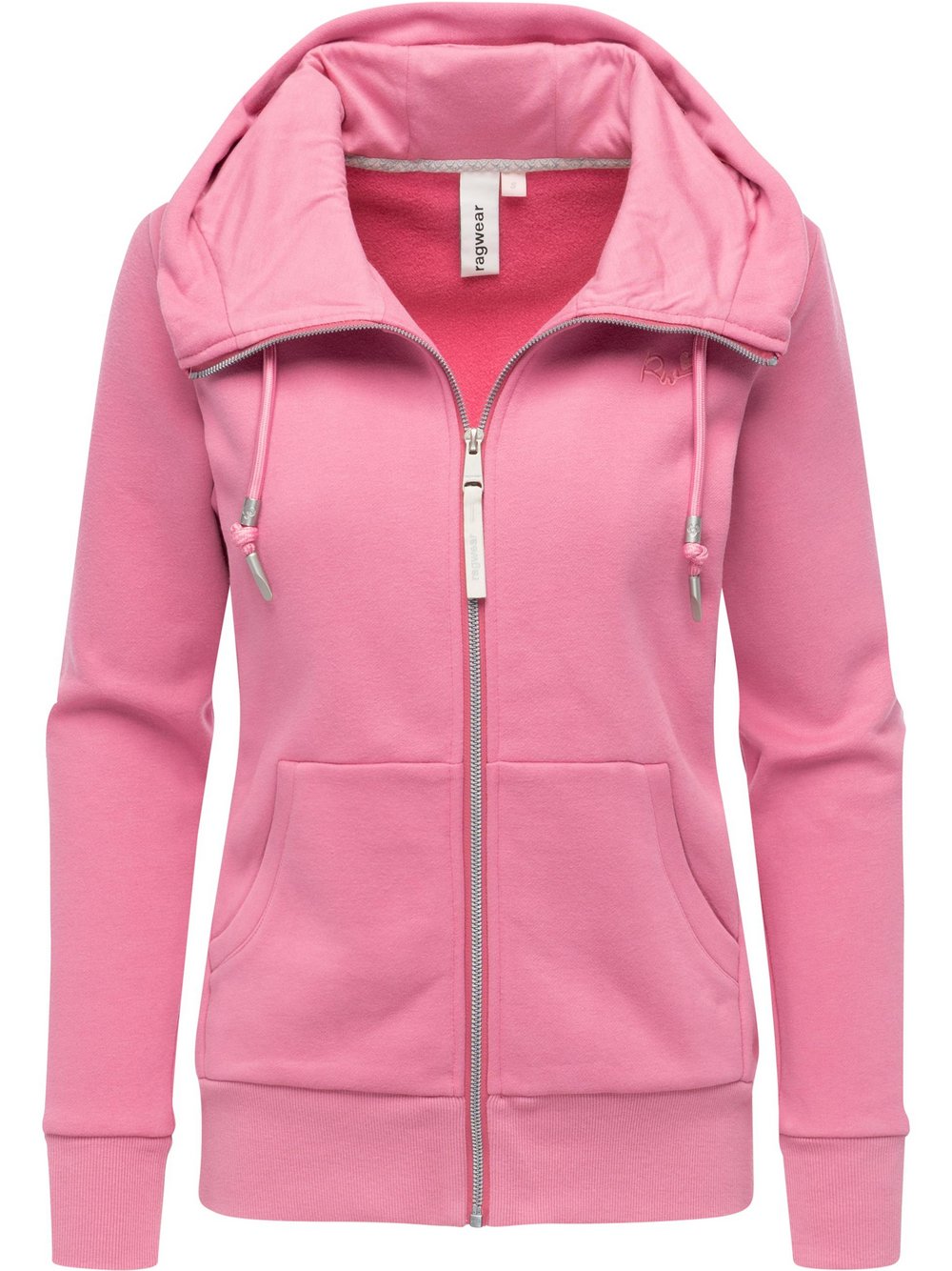 Thumbnail - Ragwear Kapuzensweatjacke Damen Baumwolle rosa, L