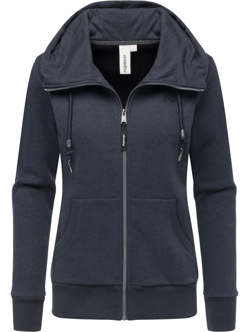 Ragwear Kapuzensweatjacke Damen Baumwolle blau, M