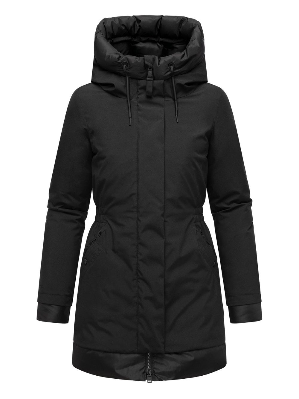 Navahoo Wintermantel Damen schwarz, XXXL