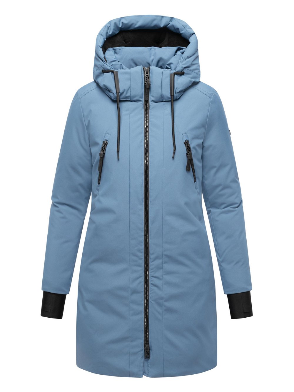 Navahoo Wintermantel Damen blau, 6XL