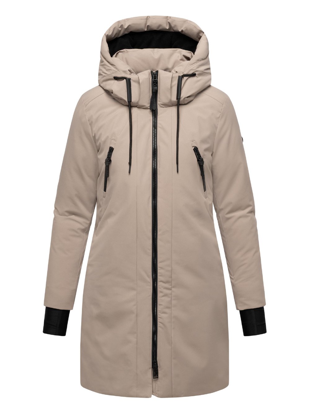 Thumbnail - Navahoo Wintermantel Damen beige, 4XL