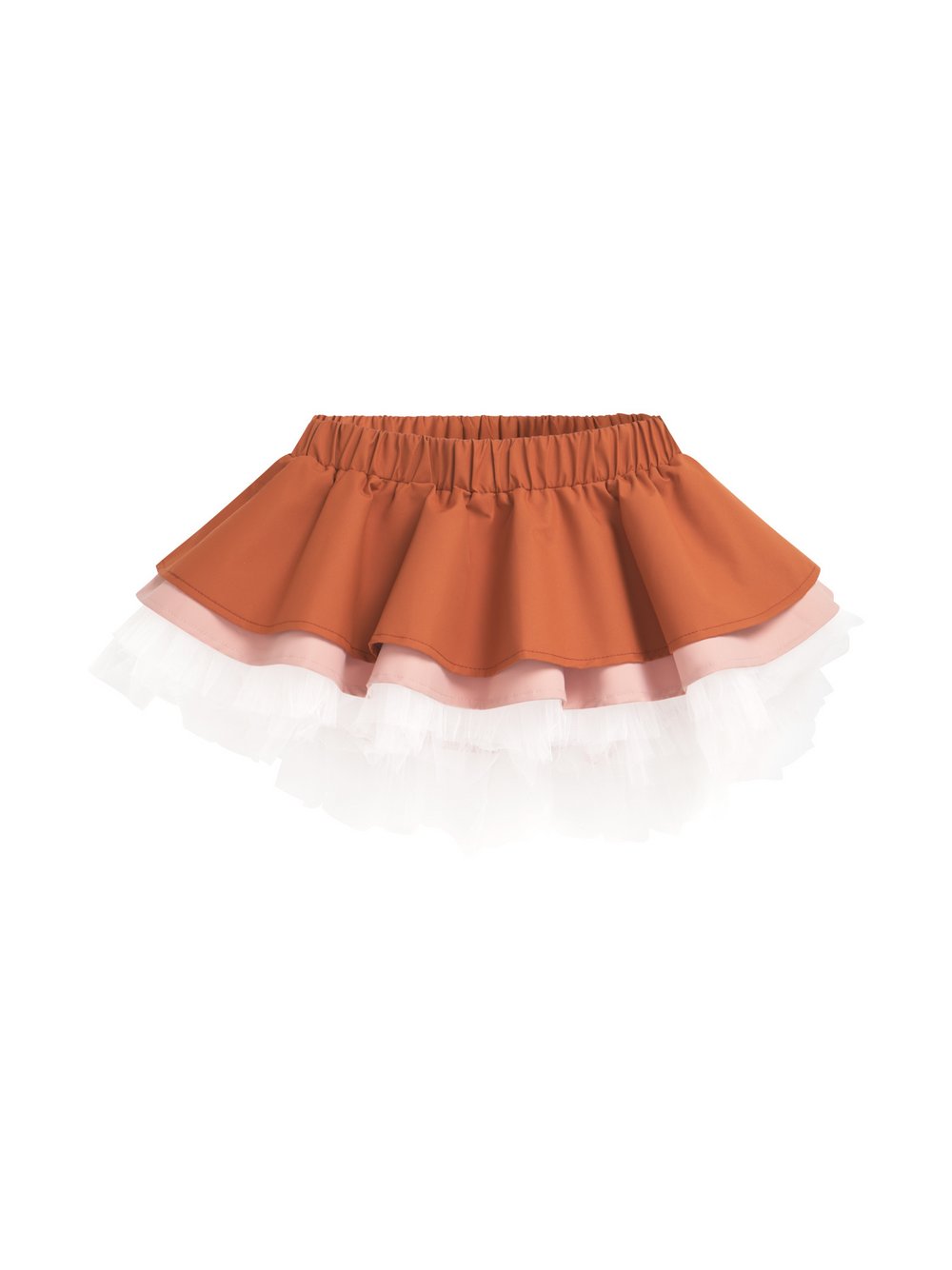 Thumbnail - WeeDo Minirock Mädchen braun, 128