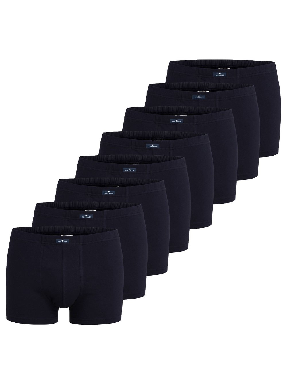 Tom Tailor Boxershort 8er Pack Herren Baumwolle blau, L