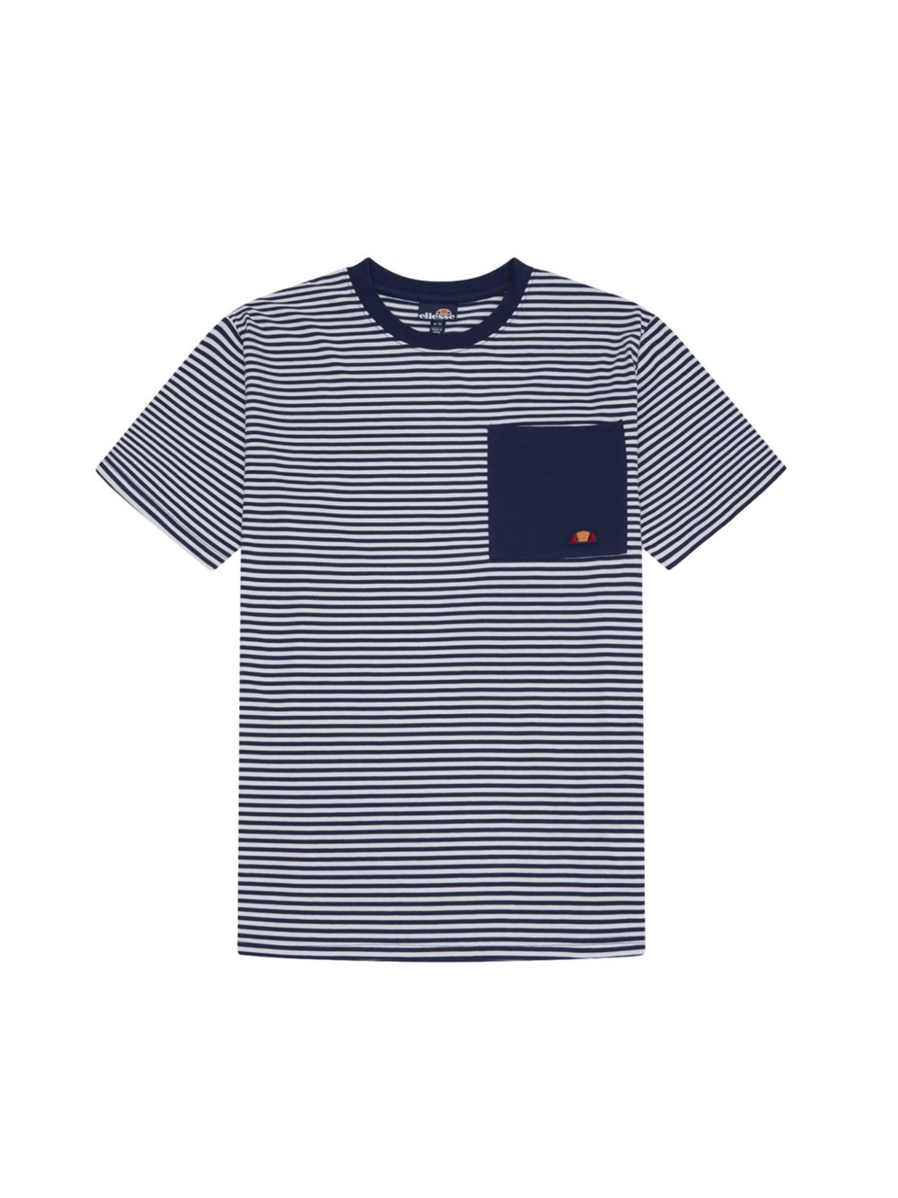 ellesse T-Shirt Herren Baumwolle blau gestreift, M