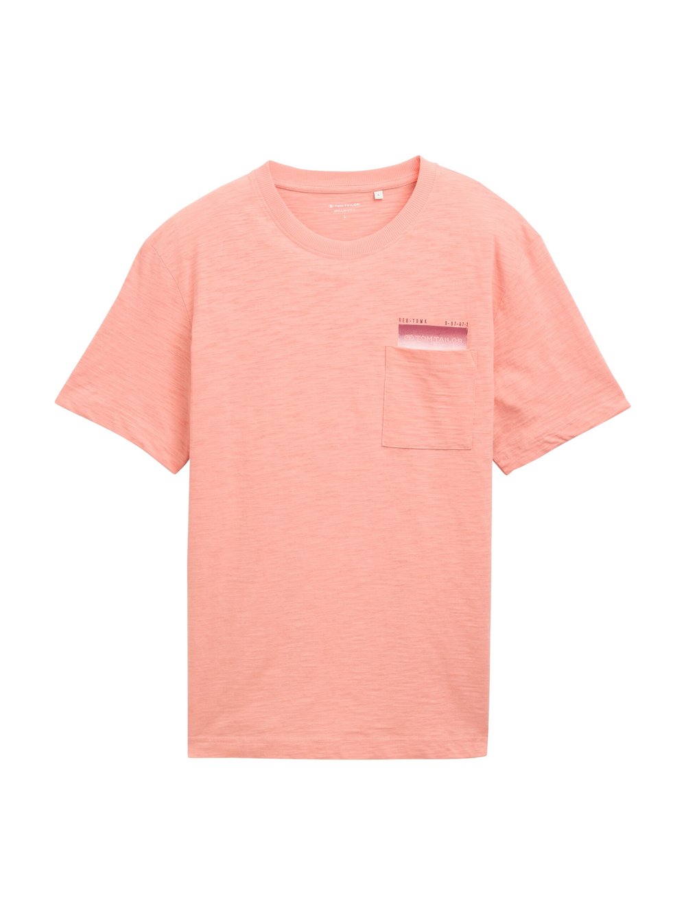 Thumbnail - Tom Tailor T-Shirt Herren Baumwolle rosa meliert, XL