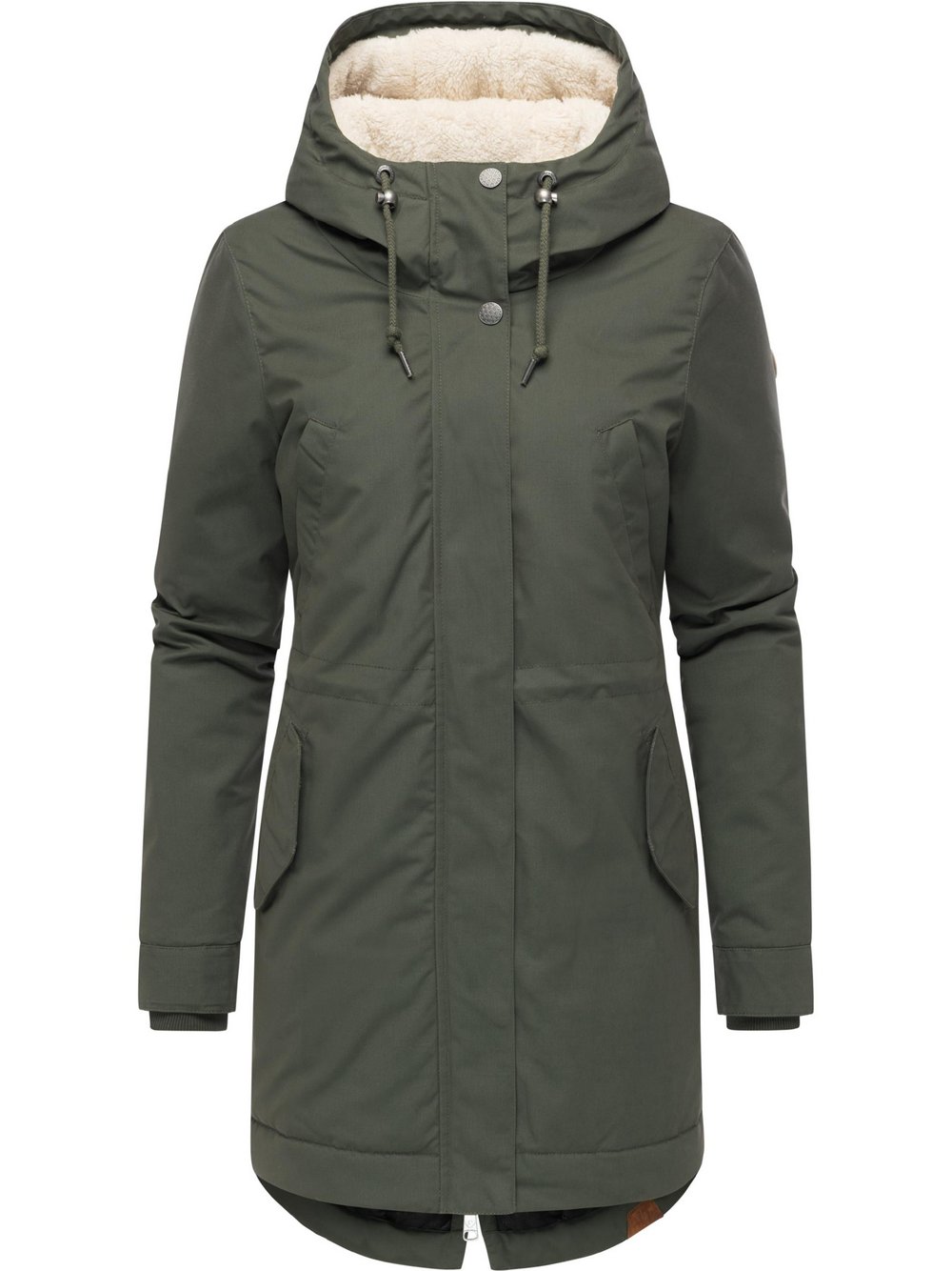 Ragwear Kurzmantel Damen grün, L