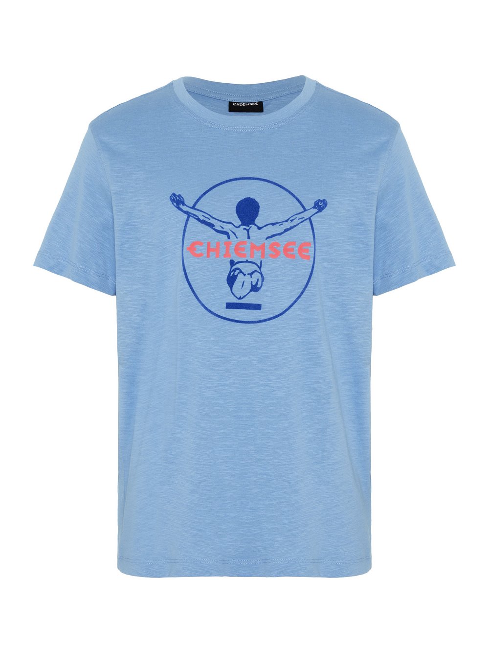 Chiemsee T-Shirt Herren Baumwolle blau meliert, L