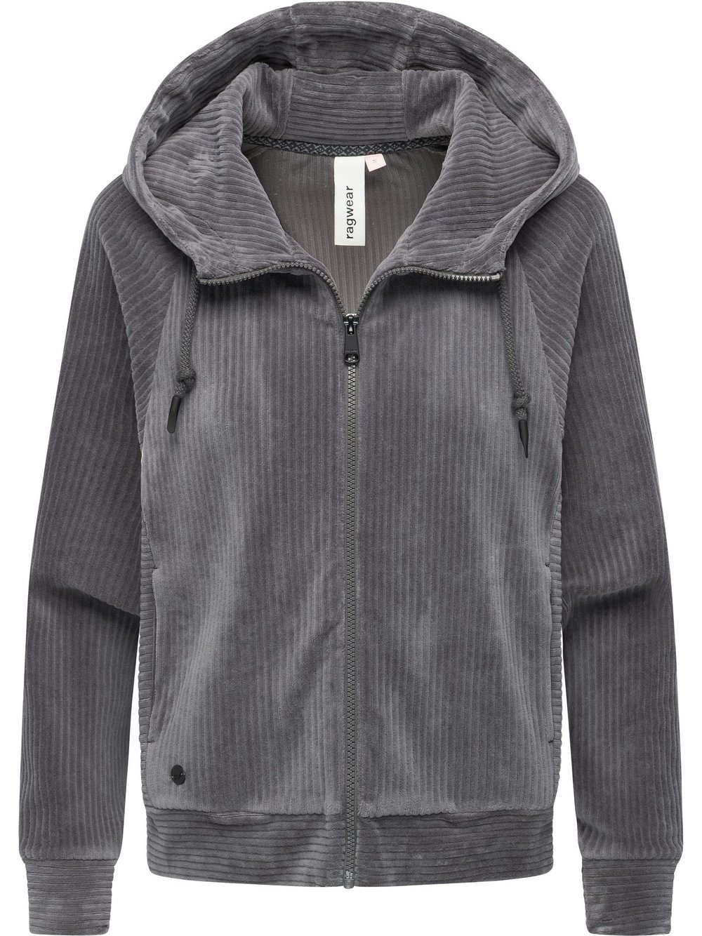 Ragwear Sweatjacke Damen Baumwolle grau, XS