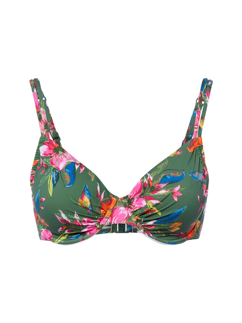 Lascana Bikini-Top Damen mehrfarbig gemustert, 38C