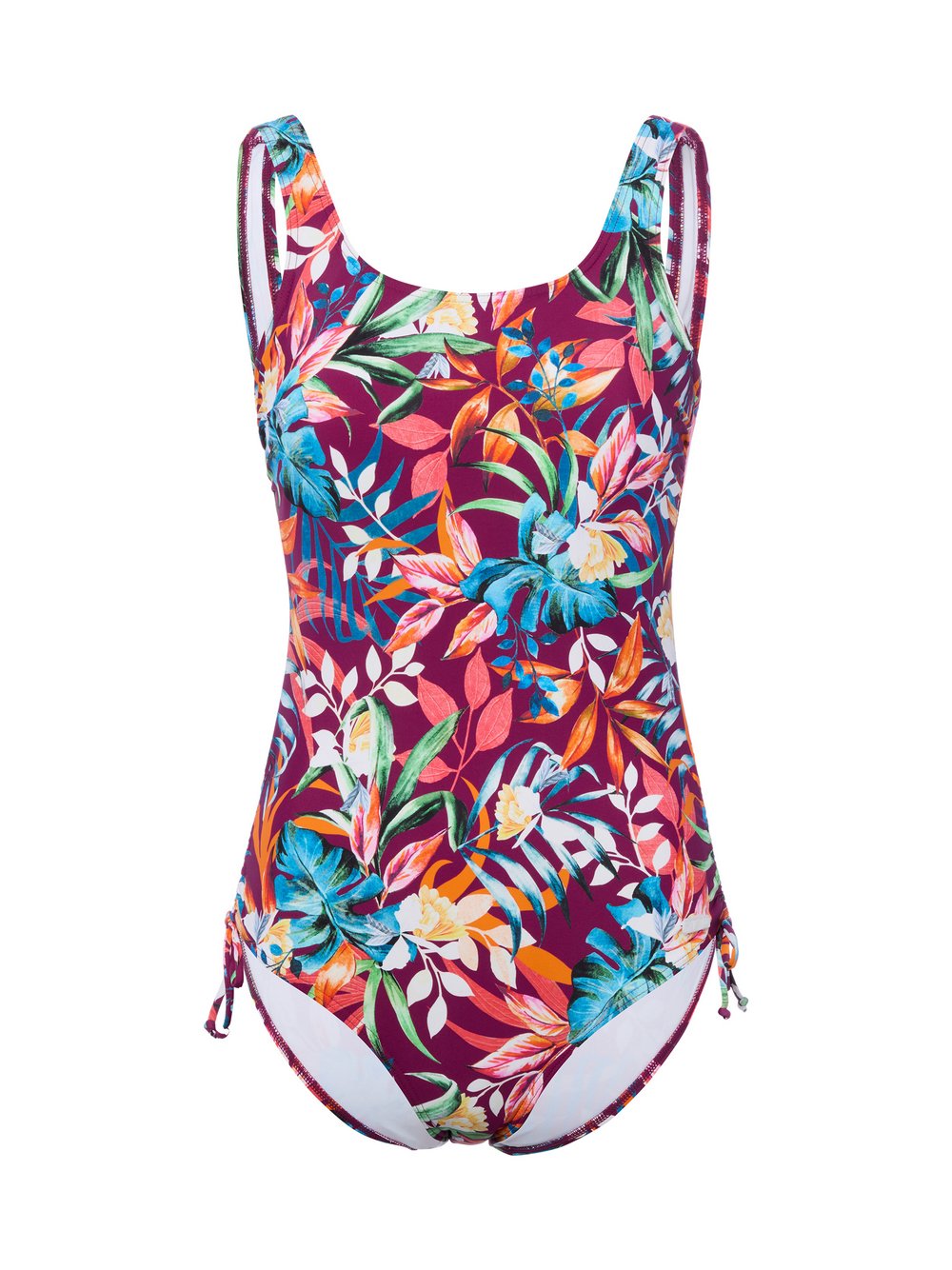 Venice Beach Badeanzug Damen Polyamid lila gemustert, 38C