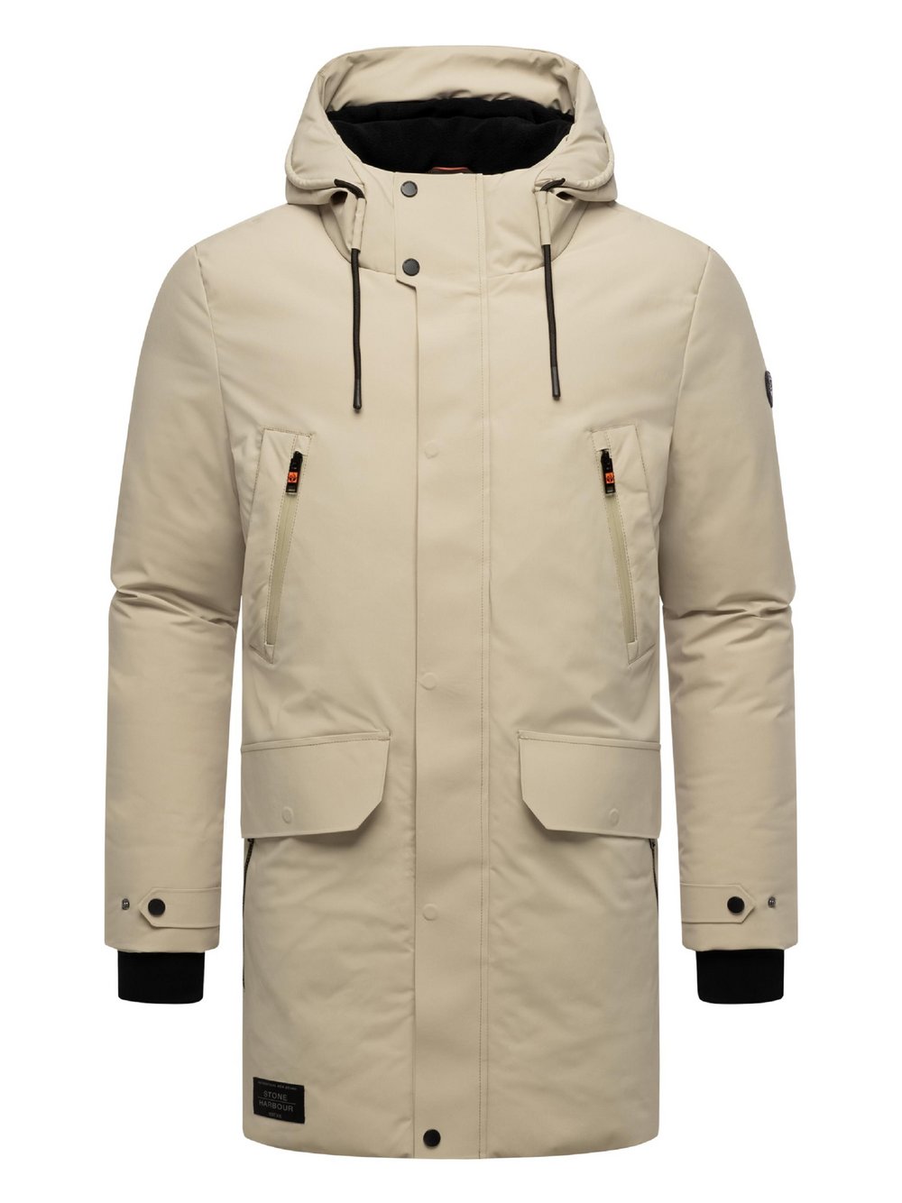 STONE HARBOUR Wintermantel Herren beige, S