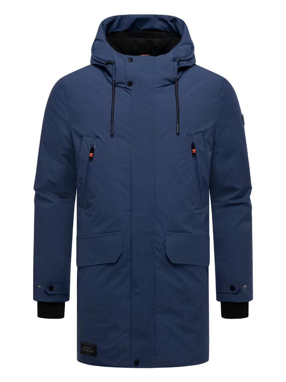 STONE HARBOUR Wintermantel Herren blau, S