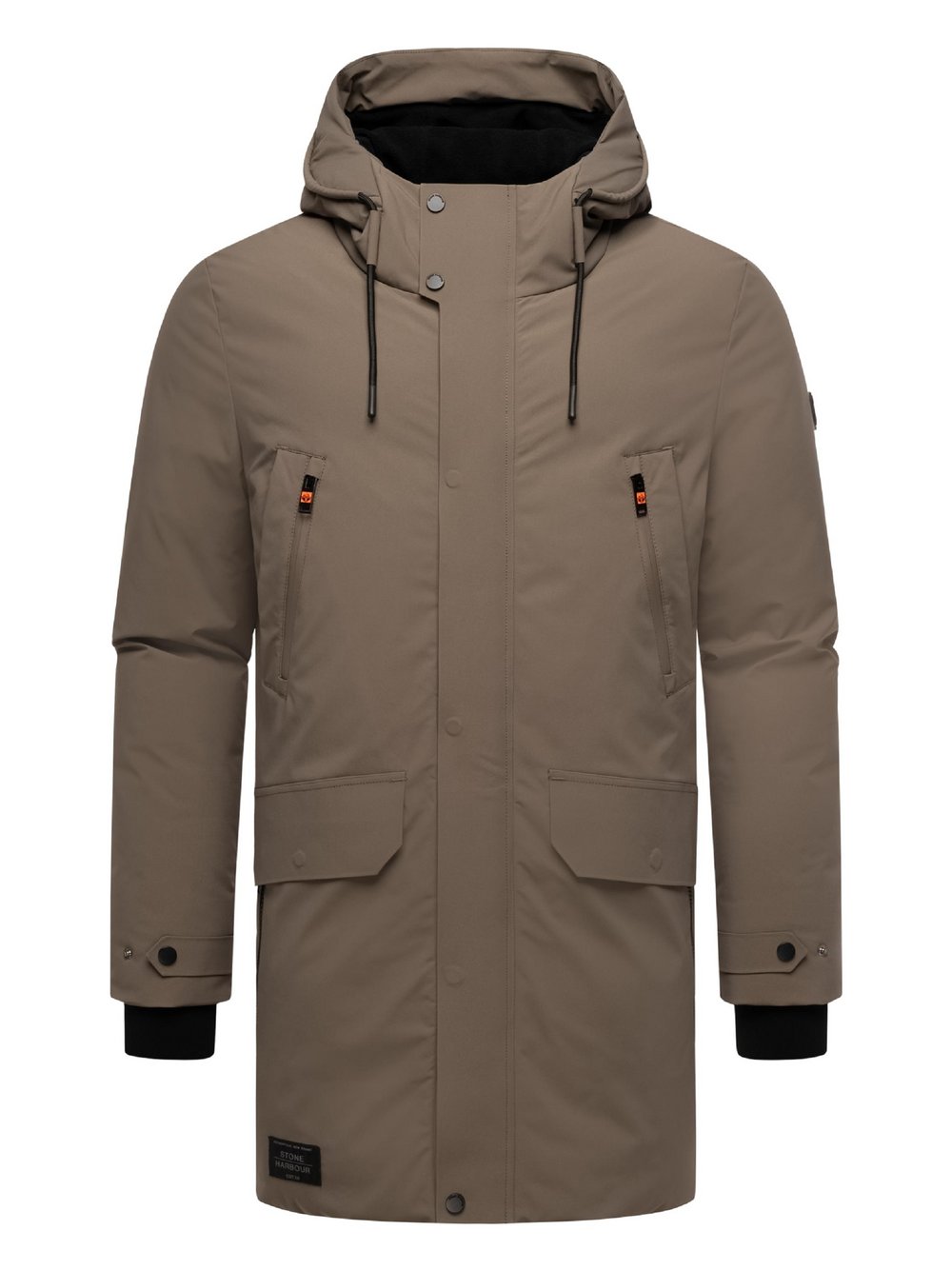 Thumbnail - STONE HARBOUR Wintermantel Herren braun, M