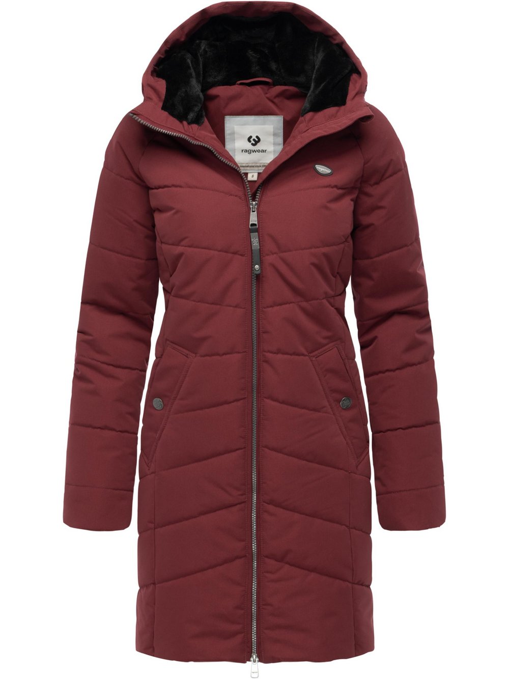 Ragwear Wintermantel Damen rot, 6XL