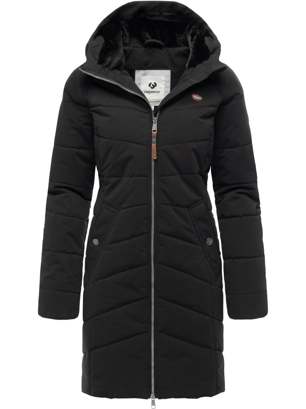 Ragwear Wintermantel Damen schwarz, XXXL