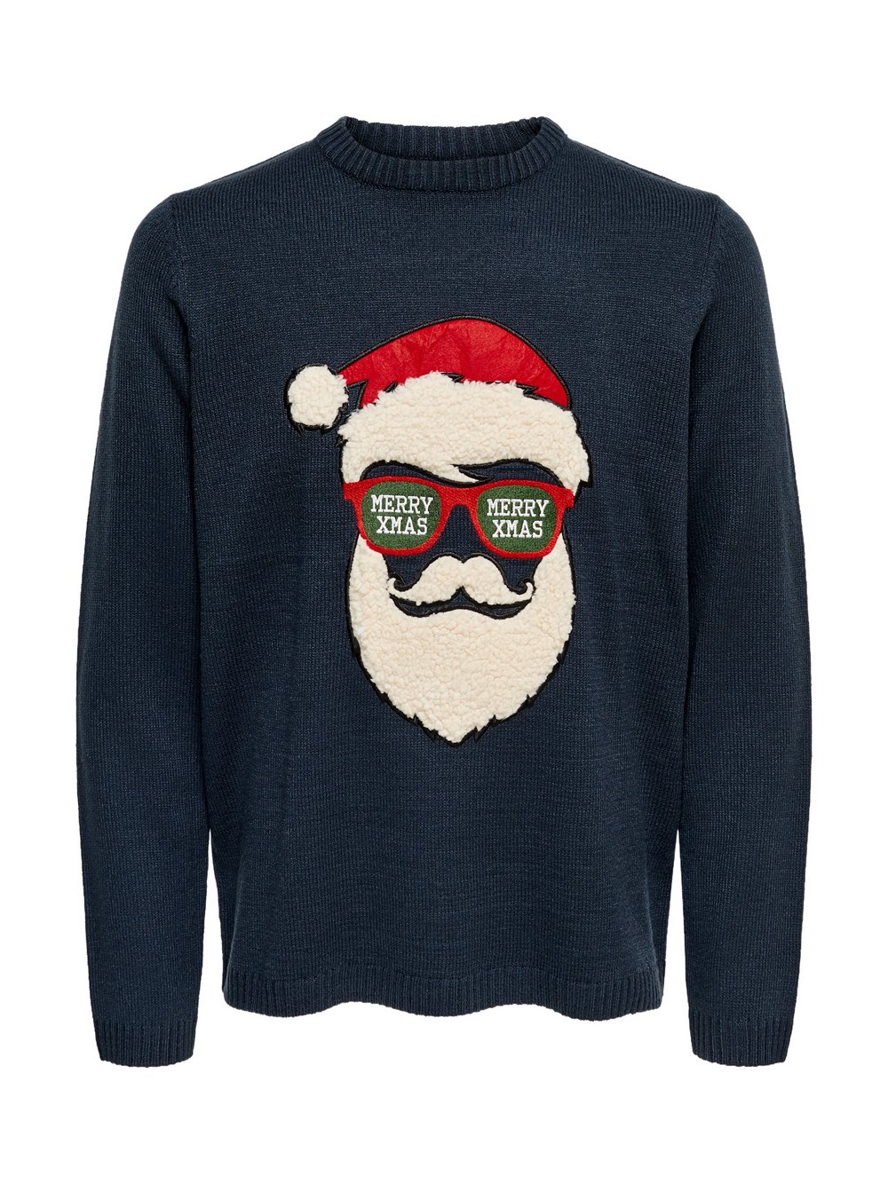 Only&Sons Pullover Herren blau bedruckt, S