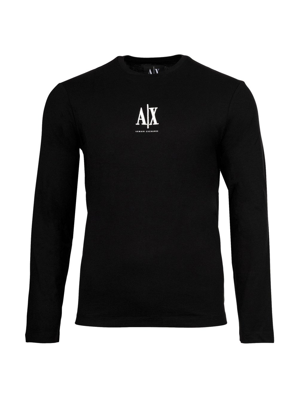 Armani Exchange Longsleeve 1er Pack Herren Baumwolle schwarz, XL