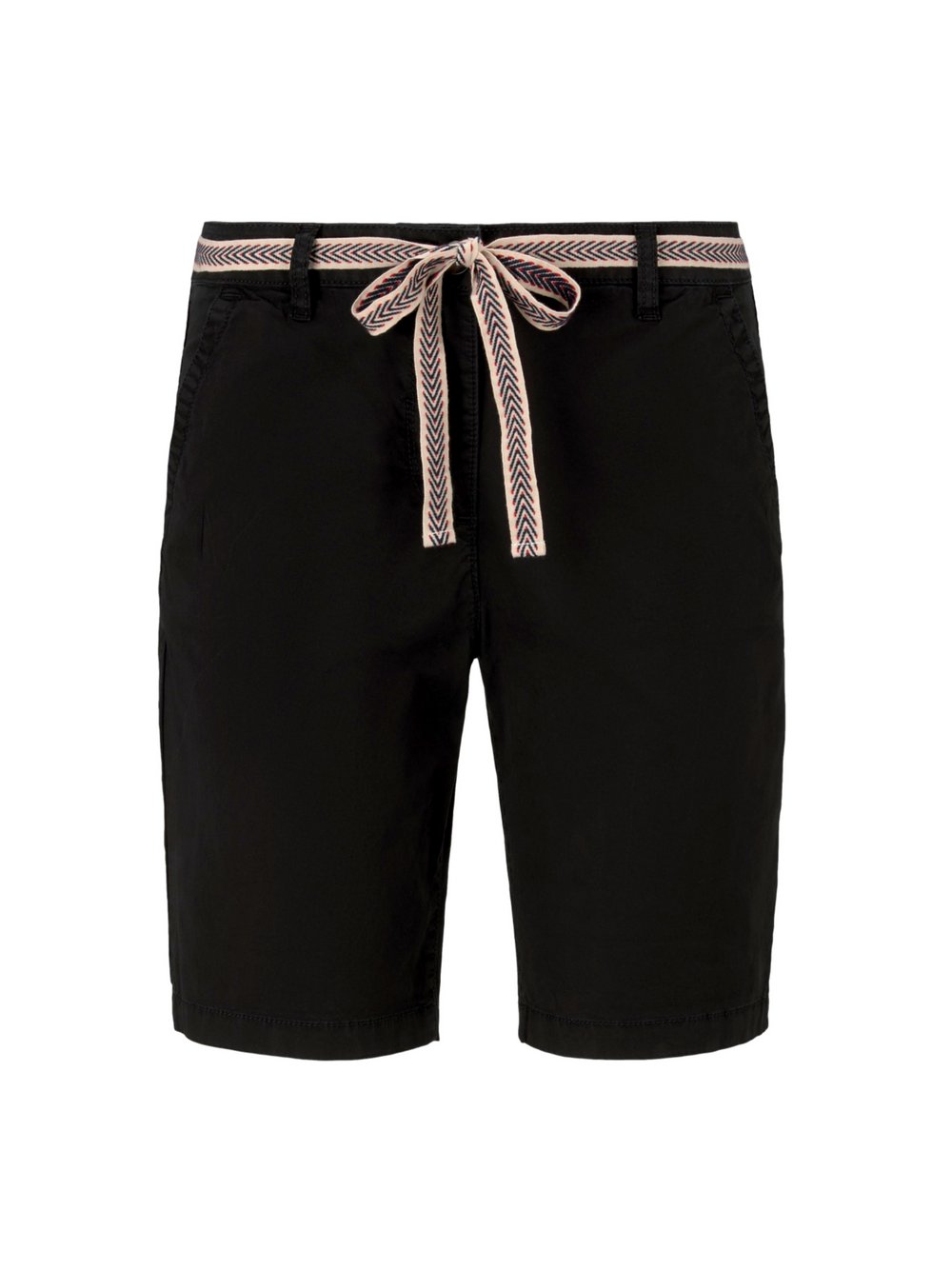 Tom Tailor Shorts Damen Baumwolle schwarz, 36